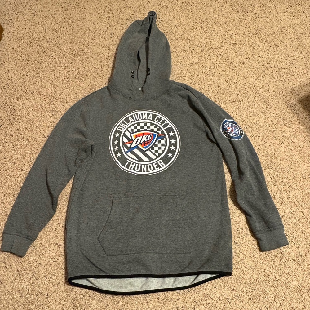 Oklahoma City Thunder Gray Hoodie